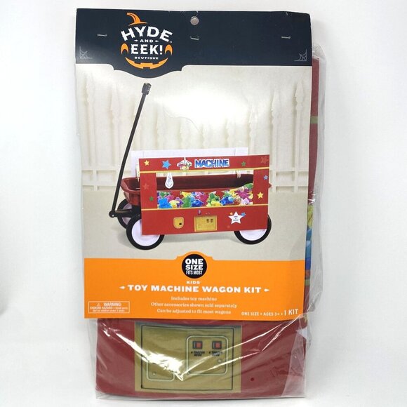 Target Hyde & Eek Halloween Costume Wagon Kit TOY MACHINE Claw Game Printed Felt - Picture 2 of 7